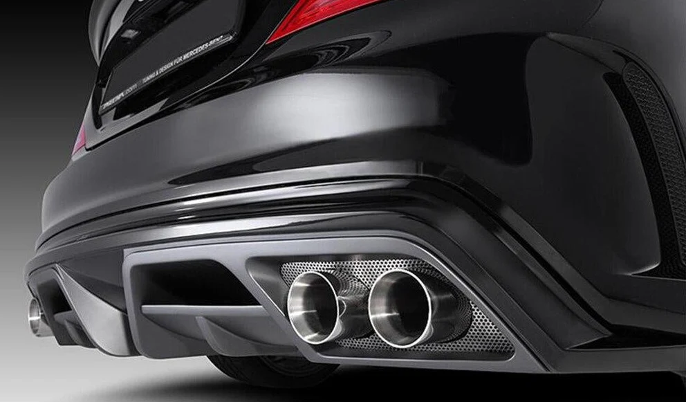 Mercedes Benz CLA C117 AMG Carbon Fibre Rear Diffuser - Image 3