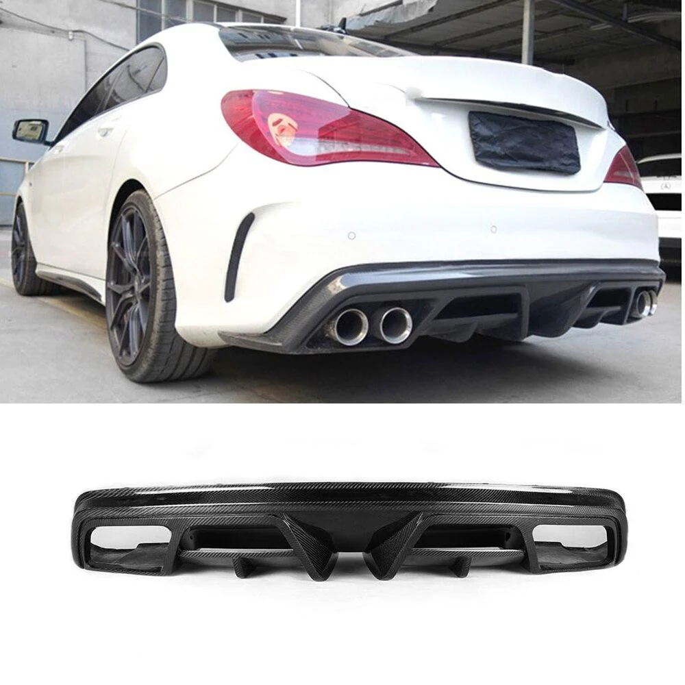 Mercedes Benz CLA C117 AMG Carbon Fibre Rear Diffuser - Image 4