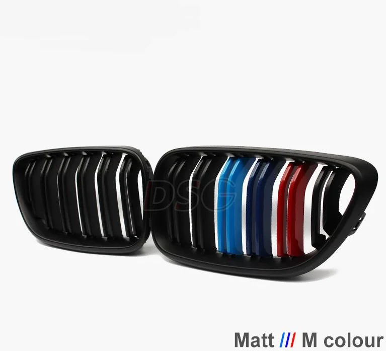 BMW 2 Series Front Carbon Fibre Kidney Grilles (2014-2021 F22 F87 F23) - Image 3