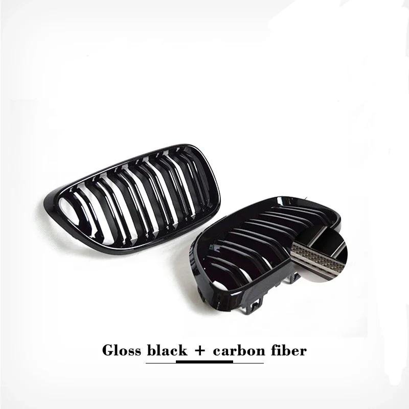 BMW 2 Series Front Carbon Fibre Kidney Grilles (2014-2021 F22 F87 F23) - Image 7