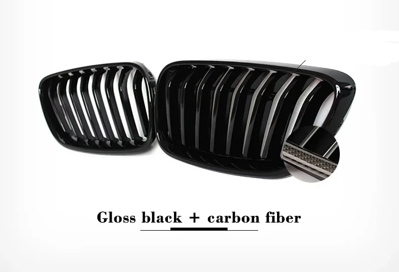 BMW 2 Series Front Carbon Fibre Kidney Grilles (2014-2021 F22 F87 F23) - Image 9