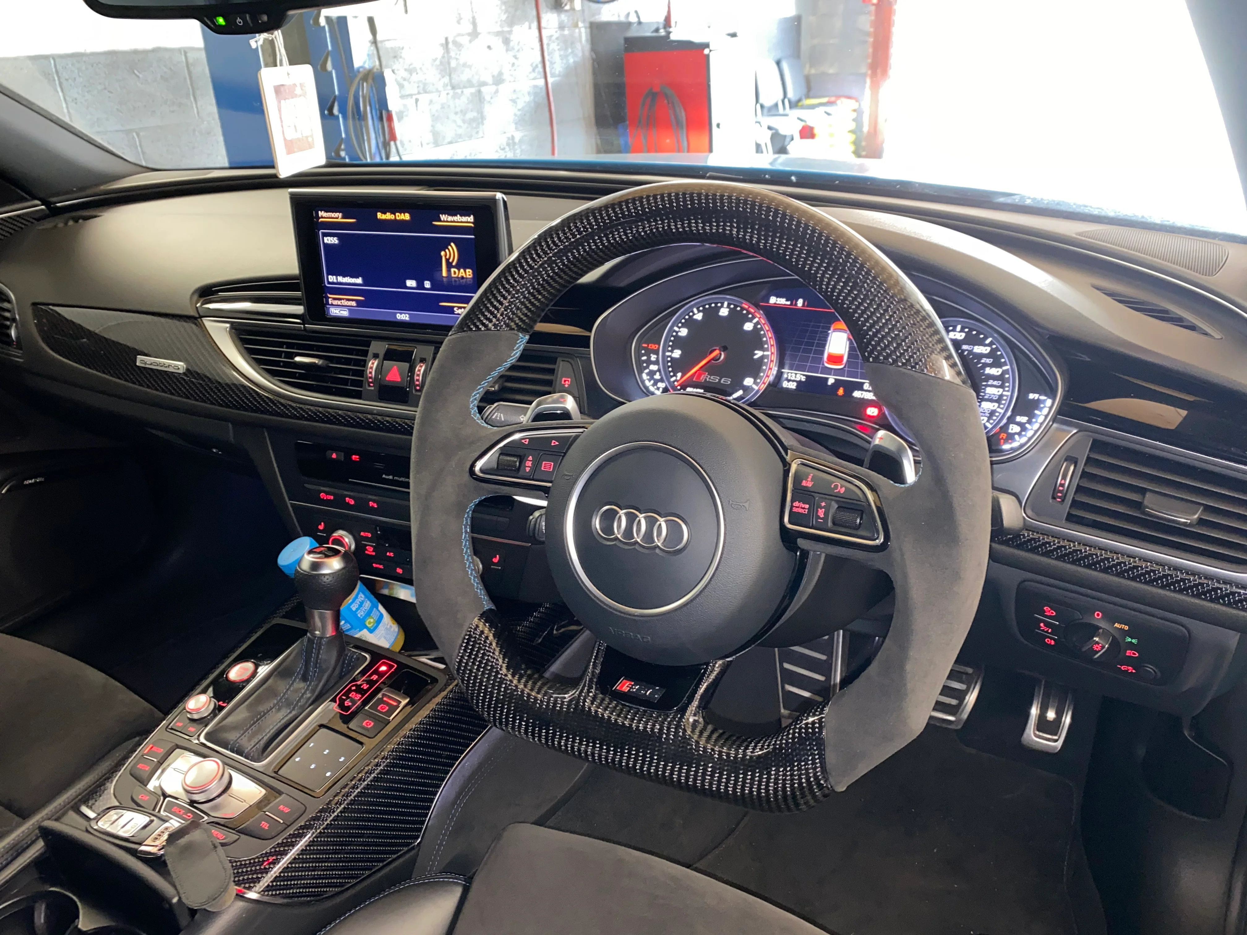 Audi A6 / S6 / RS6 C7 Carbon Fibre Custom Steering Wheel (2013 - 2018 Models) - Image 3