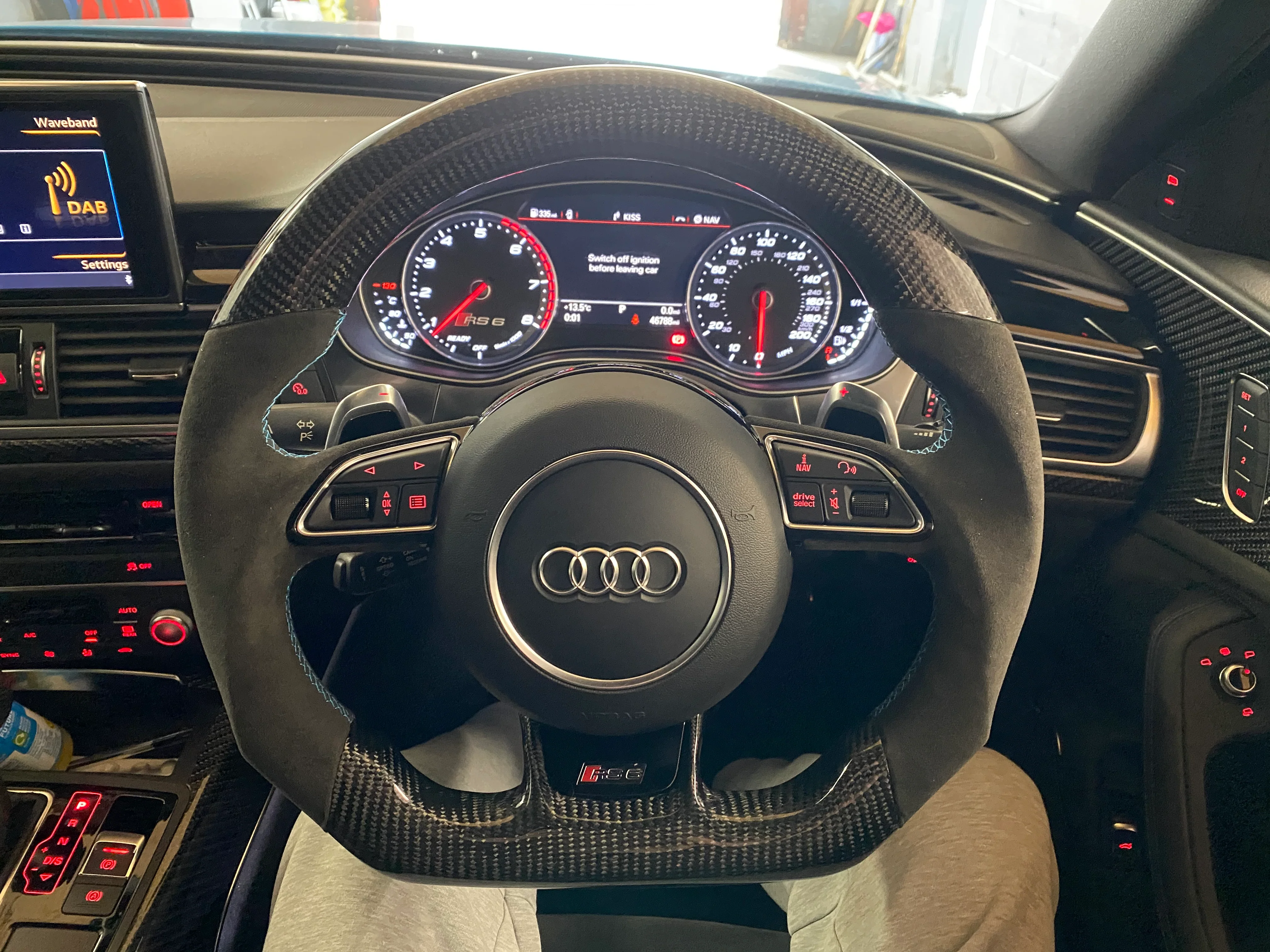Audi A6 / S6 / RS6 C7 Carbon Fibre Custom Steering Wheel (2013 - 2018 Models) - Image 6