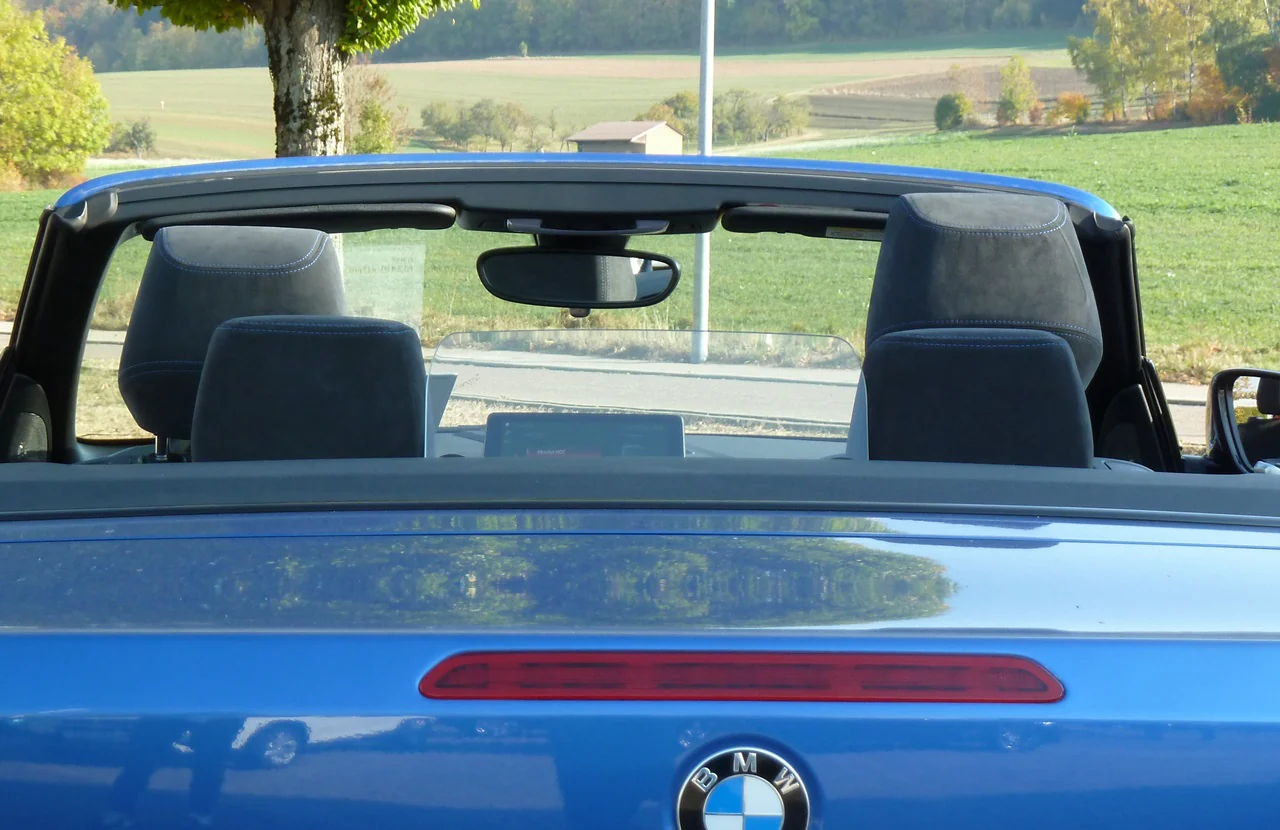 BMW 2 Series Cabriolet F23 UR-Windschott Clear Glass Wind Breaker / Deflector - Image 5