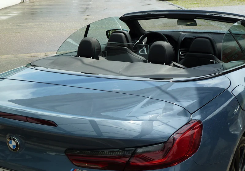 BMW 8 Series Cabriolet G14 UR-Windschott Clear Glass Wind Breaker / Deflector - Image 3