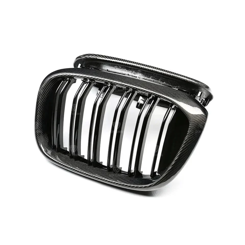 BMW X3 G01 PRE LCI Carbon Fibre Double Slat Kidney Grilles (2018 - 2021) DIVERSION - Image 4