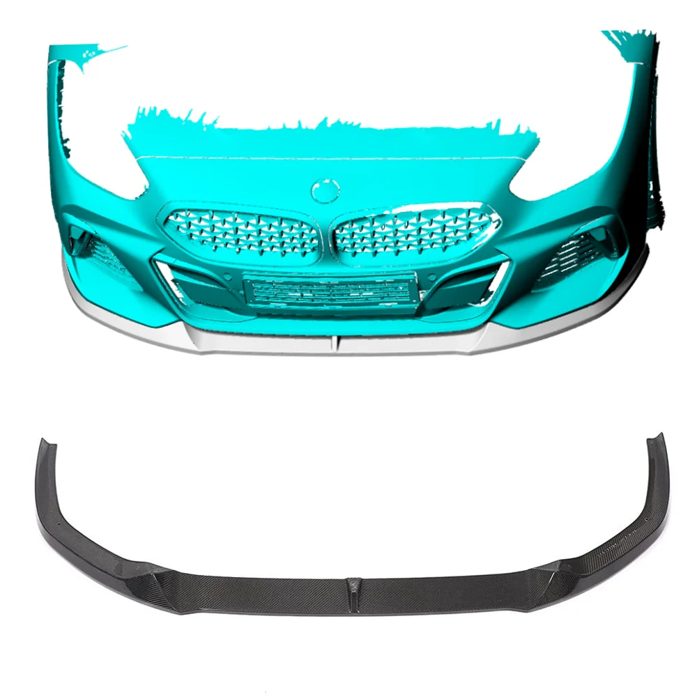 DAS - BMW Z4 G29 Twill Carbon Fibre Front Bumper Mounted Splitter - Image 6