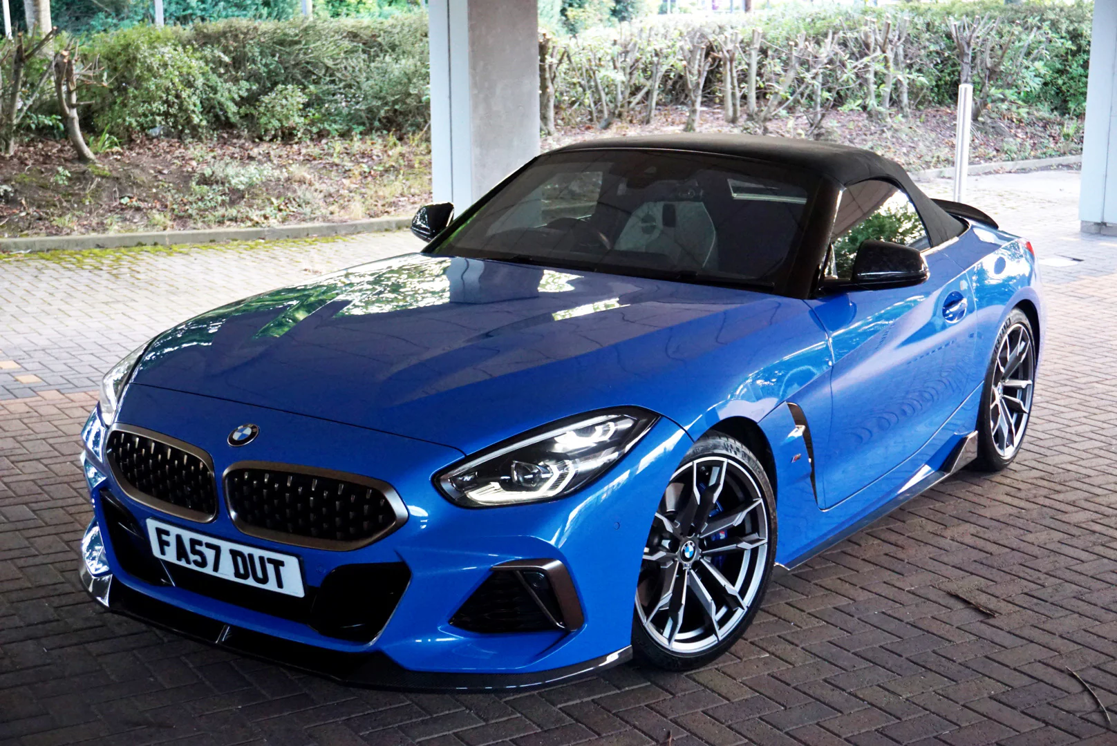 DAS - BMW Z4 G29 Twill Carbon Fibre Front Bumper Mounted Splitter - Image 8