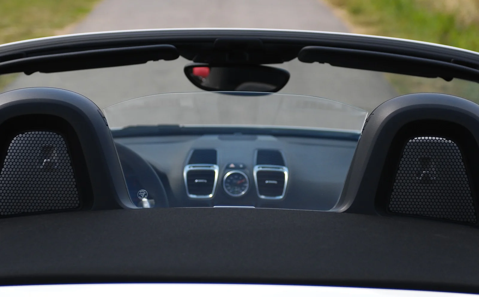 Porsche Boxster 981 MK3 HIGH Clear Glass Wind Breaker / Deflector (2014 - 2016 UR-WINDSCHOTT) - Image 3
