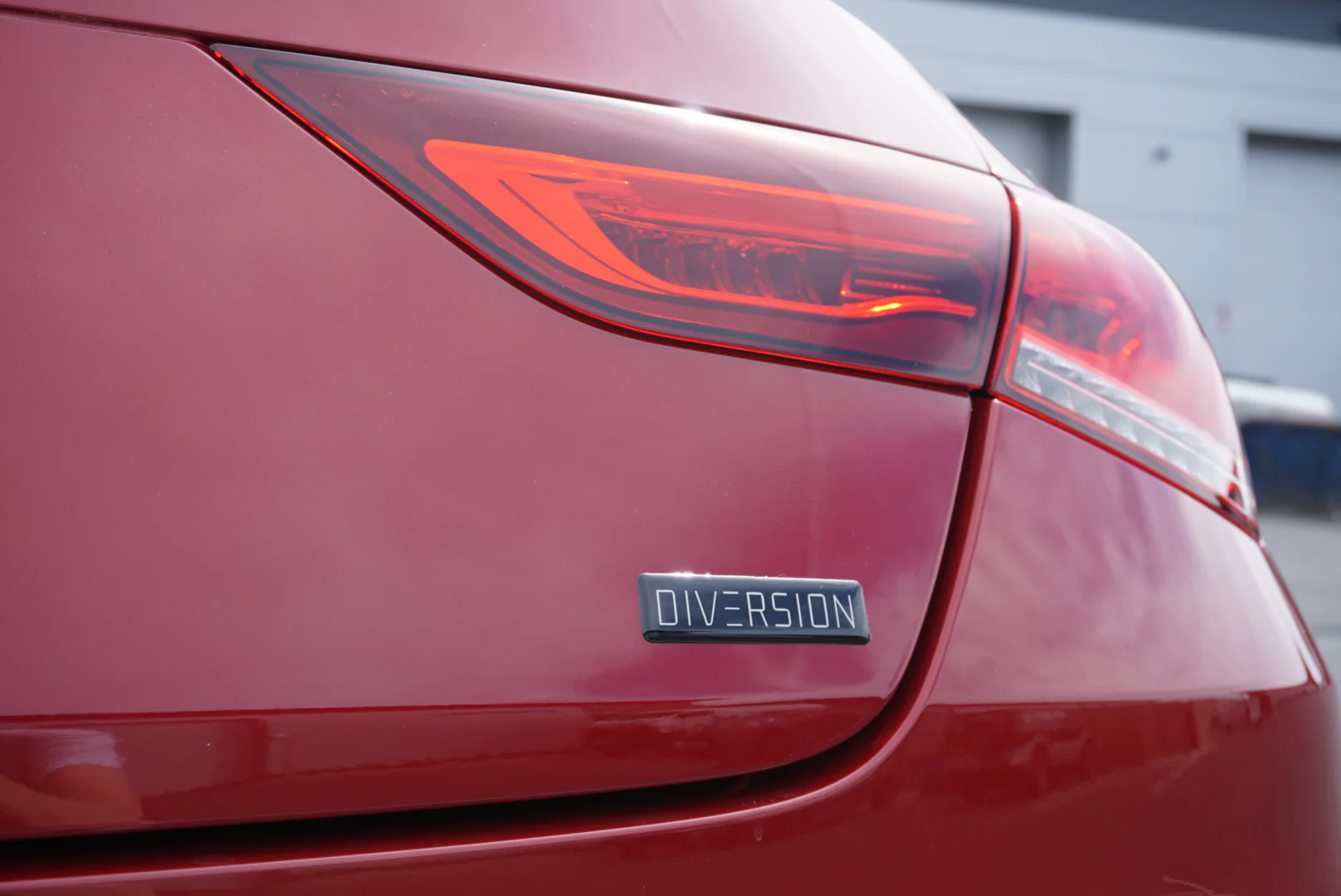 DIVERSION Gel Boot / Trunk Self Adhesive Badge (Black & White) - Image 5