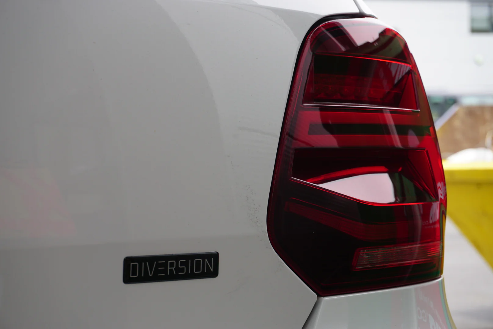 DIVERSION Gel Boot / Trunk Self Adhesive Badge (Black & White) - Image 6