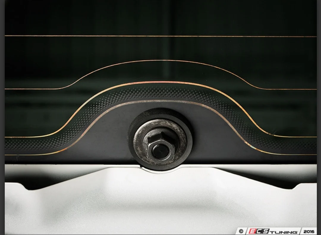 ECS Tuning Billet Aluminium Rear Wiper Delete Plug VAG range - Image 3