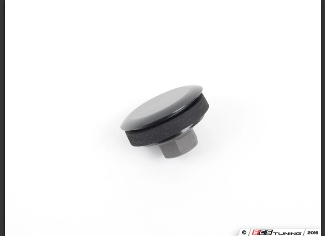 ECS Tuning Billet Aluminium Rear Wiper Delete Plug VAG range - Image 5