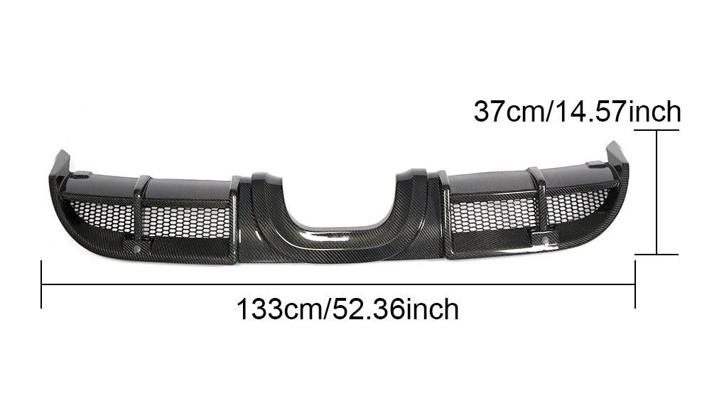 Porsche Boxster/Cayman 718 Rear Diffuser Carbon Fibre - Image 3