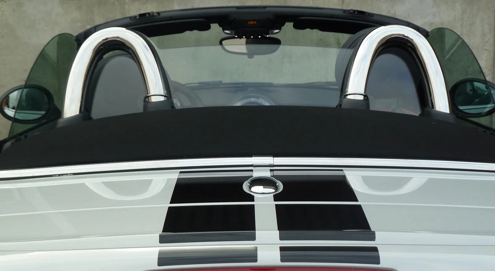 MINI Roadster UR-Windschott Clear Glass Wind Breaker / Deflector - Image 4