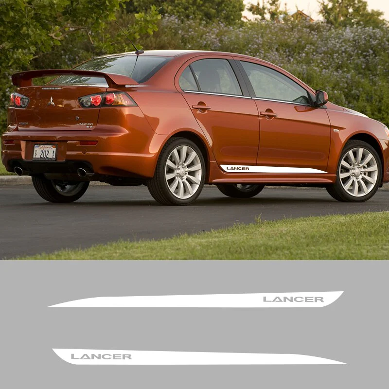 Mitsubishi Lancer Evolution 'Lancer' Side Decals (2 Pieces) - Image 3