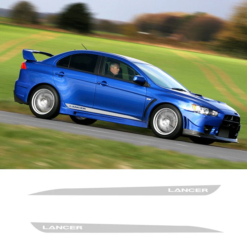 Mitsubishi Lancer Evolution 'Lancer' Side Decals (2 Pieces) - Image 4