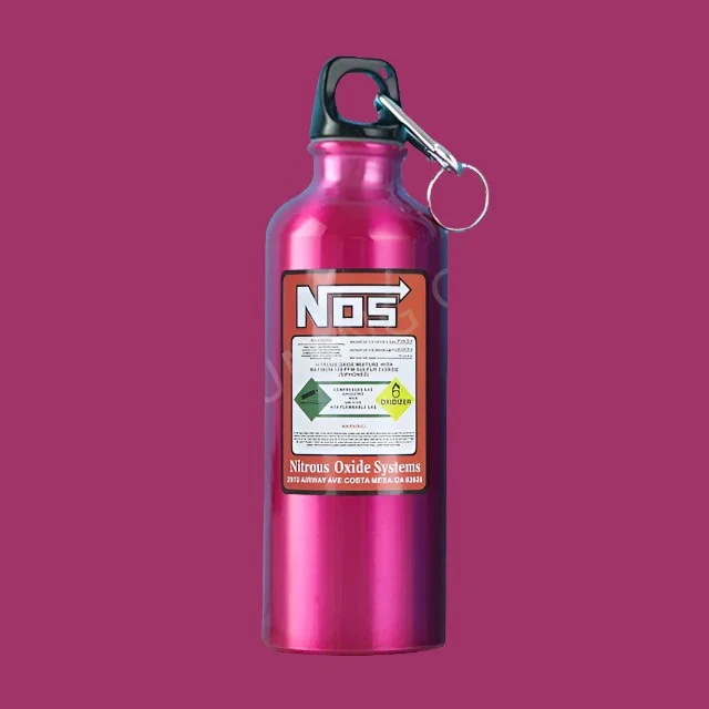 'NOS' Bottle Style Flask 500ml - Image 6
