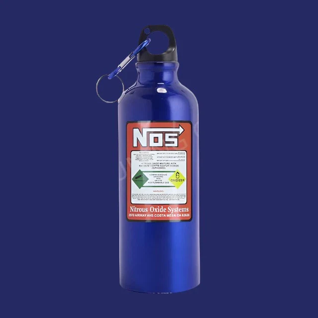'NOS' Bottle Style Flask 500ml - Image 7