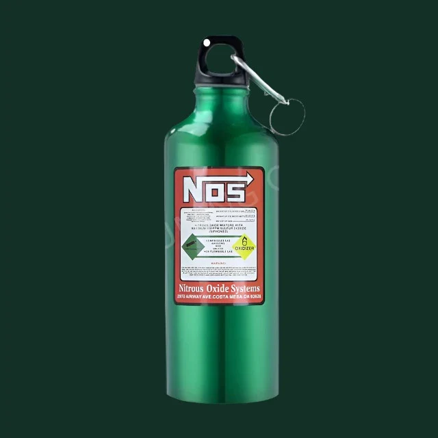 'NOS' Bottle Style Flask 500ml - Image 8
