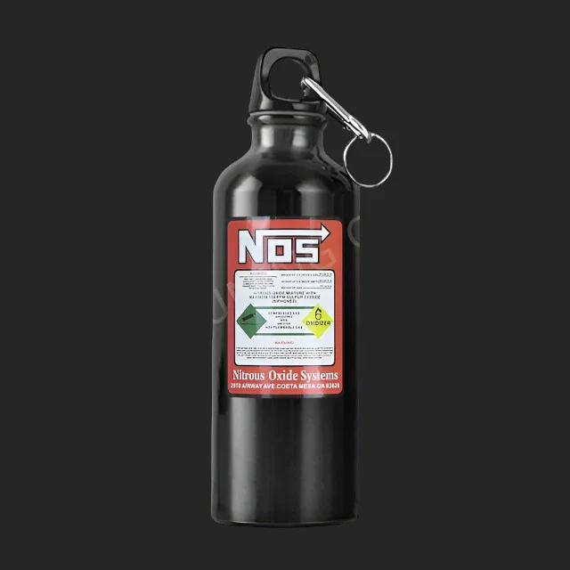 'NOS' Bottle Style Flask 500ml - Image 9