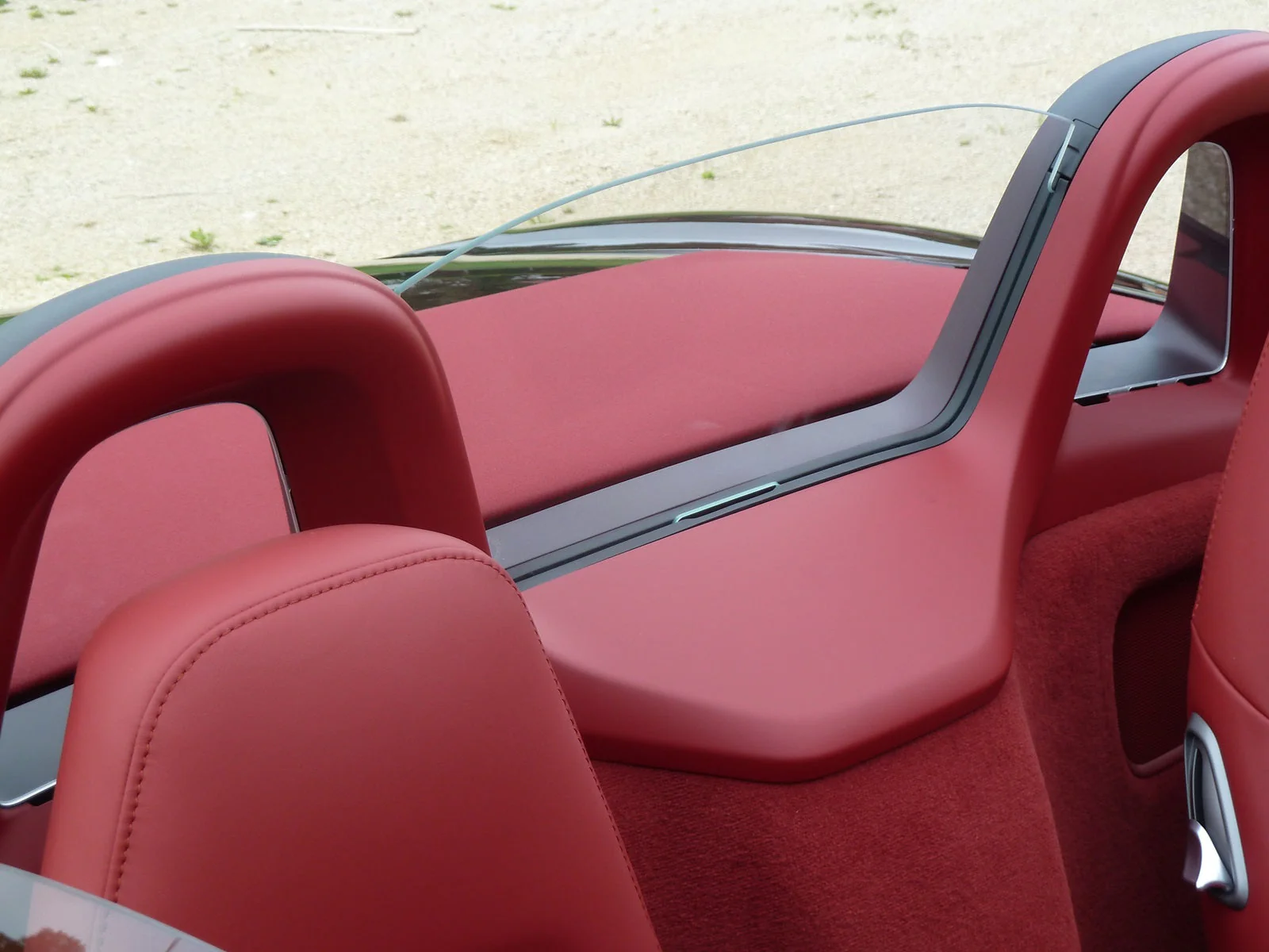 Porsche Boxster 981 MK3 LOW Clear Glass Wind Breaker / Deflector (2014 - 2016 UR-WINDSCHOTT) - Image 4