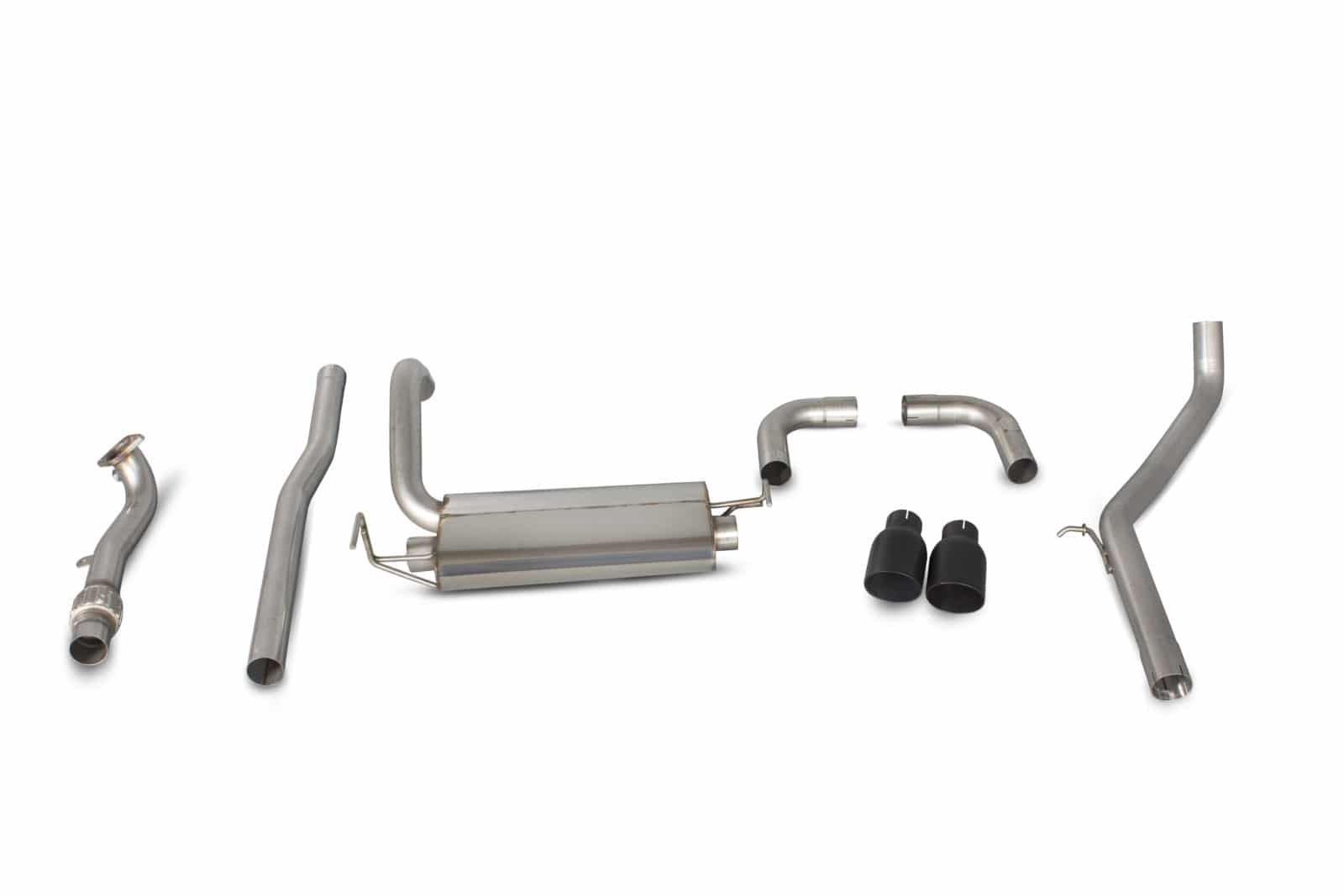 Scorpion Fiat 500 Abarth (2008-15) Non-Resonated Cat-Back Exhaust - Image 5