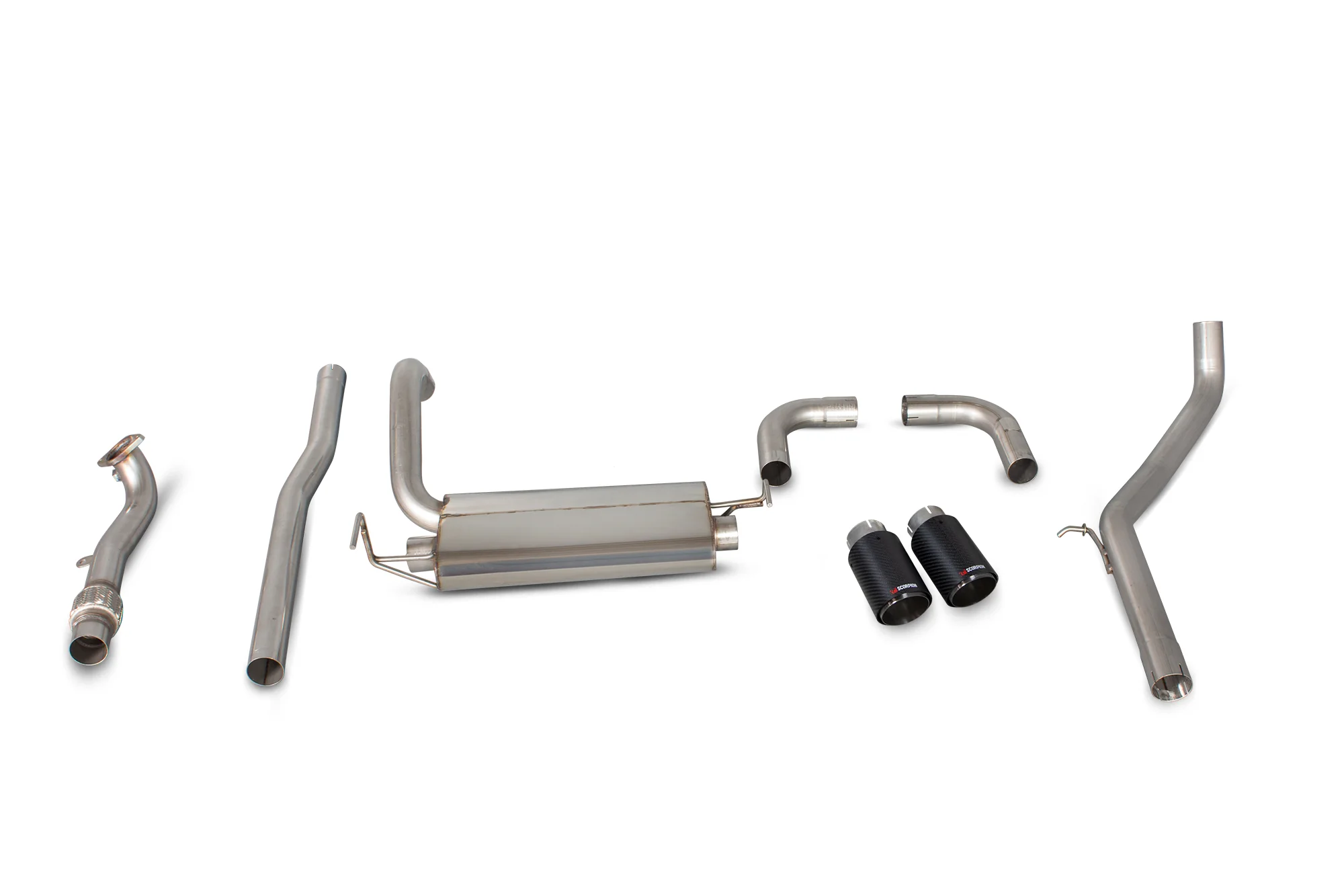 Scorpion Fiat 500 Abarth (2008-15) Non-Resonated Cat-Back Exhaust - Image 7