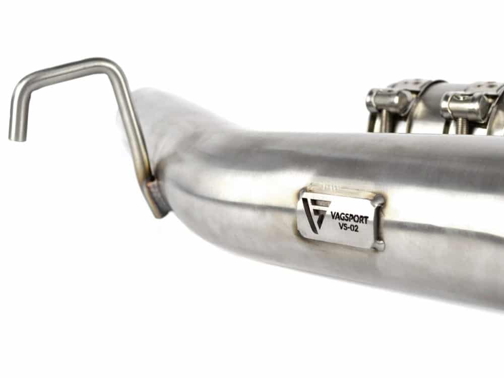 VAGSport VW Golf Mk7/7.5 ‘R’ 2012-2019 Resonator Delete Pipe Kit (Non-GPF Models) - Image 3